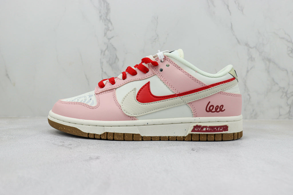 NIKE SB DUNK LOW DUBLO BRANCO ROSA