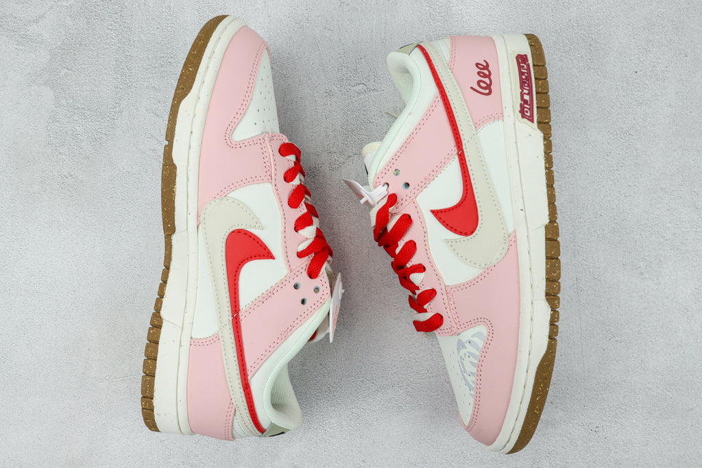 NIKE SB DUNK LOW DUBLO BRANCO ROSA ( Pronta entrega )