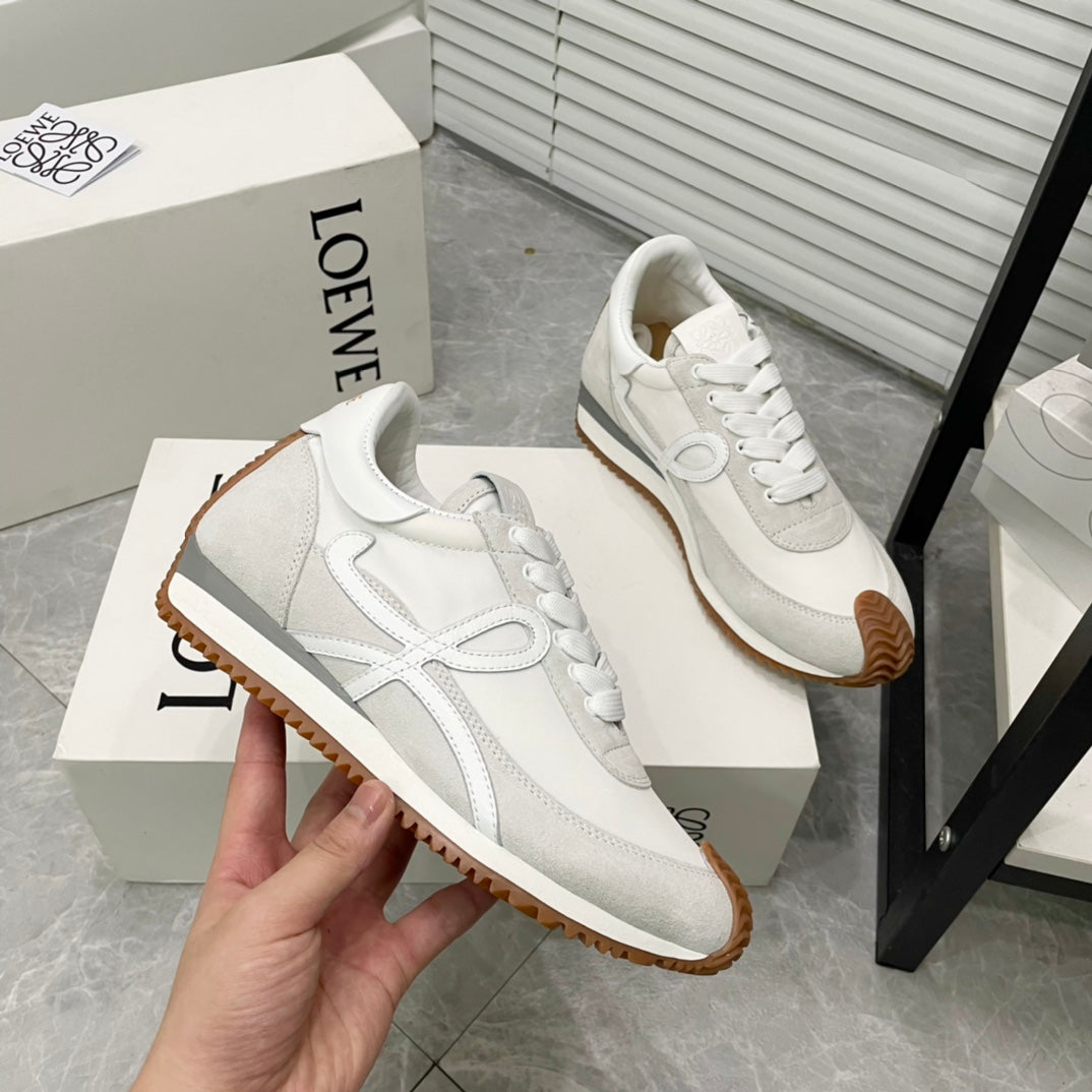 LOEWE Flow Runner White Suede