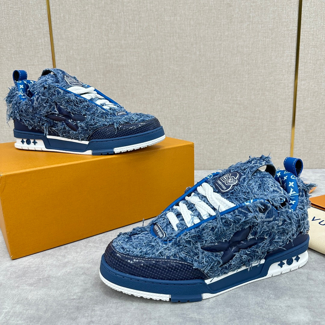 Skate Sneakers Blue