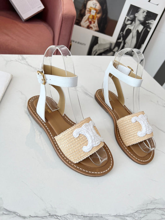 CELINE LYMPIA SANDAL MACCRAMÉ