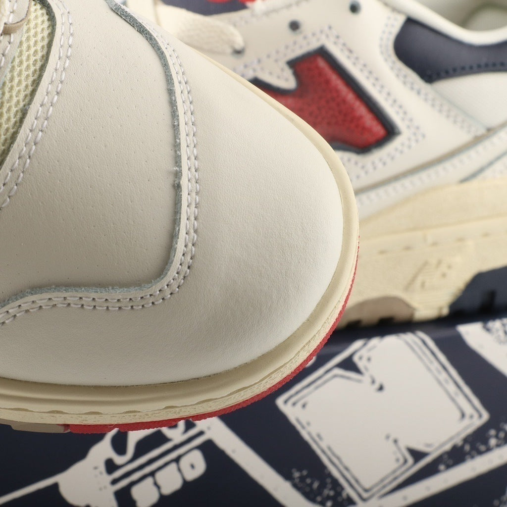 New Balance 550 Aime Leon Dore White Navy Red