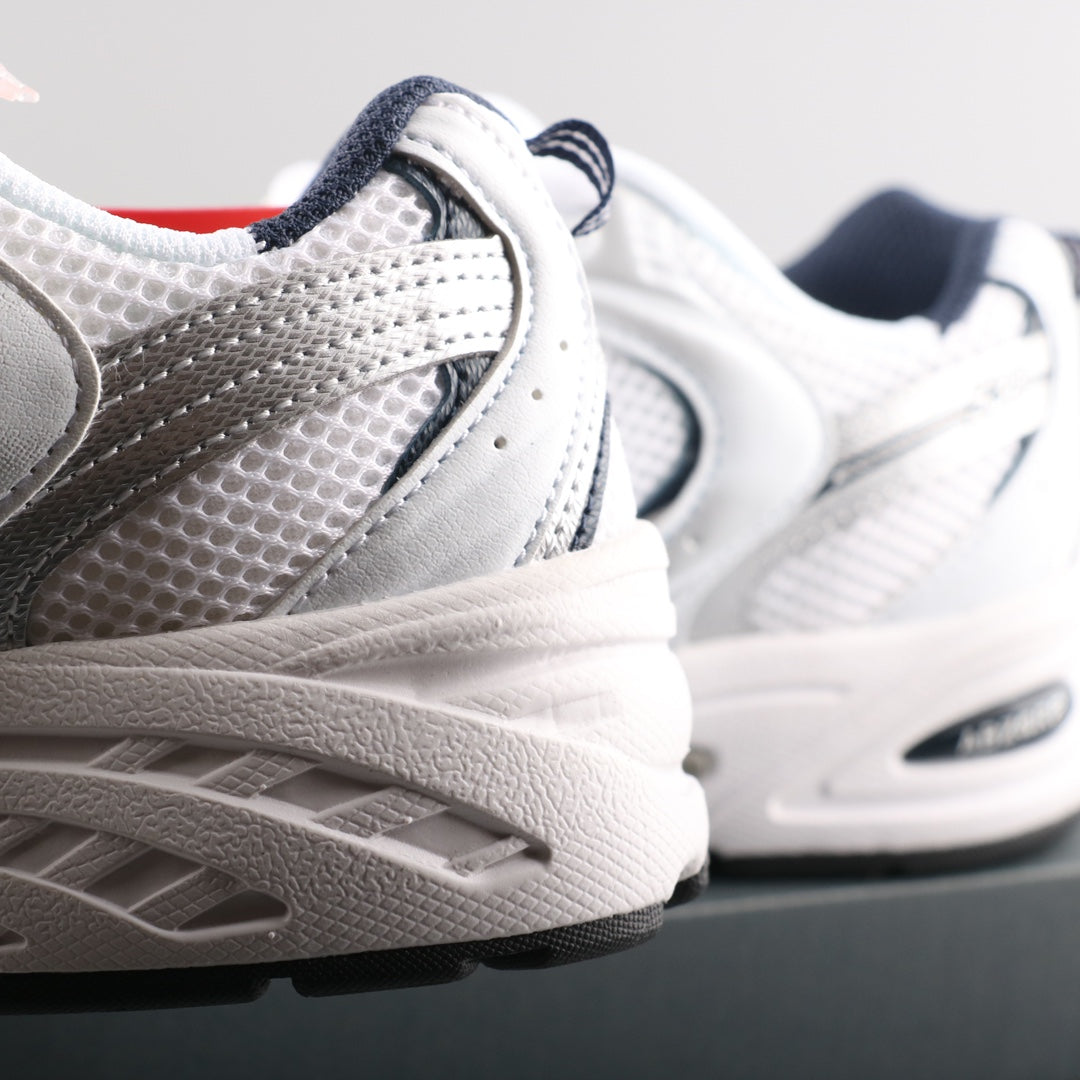 New Balance 530 White Silver Navy