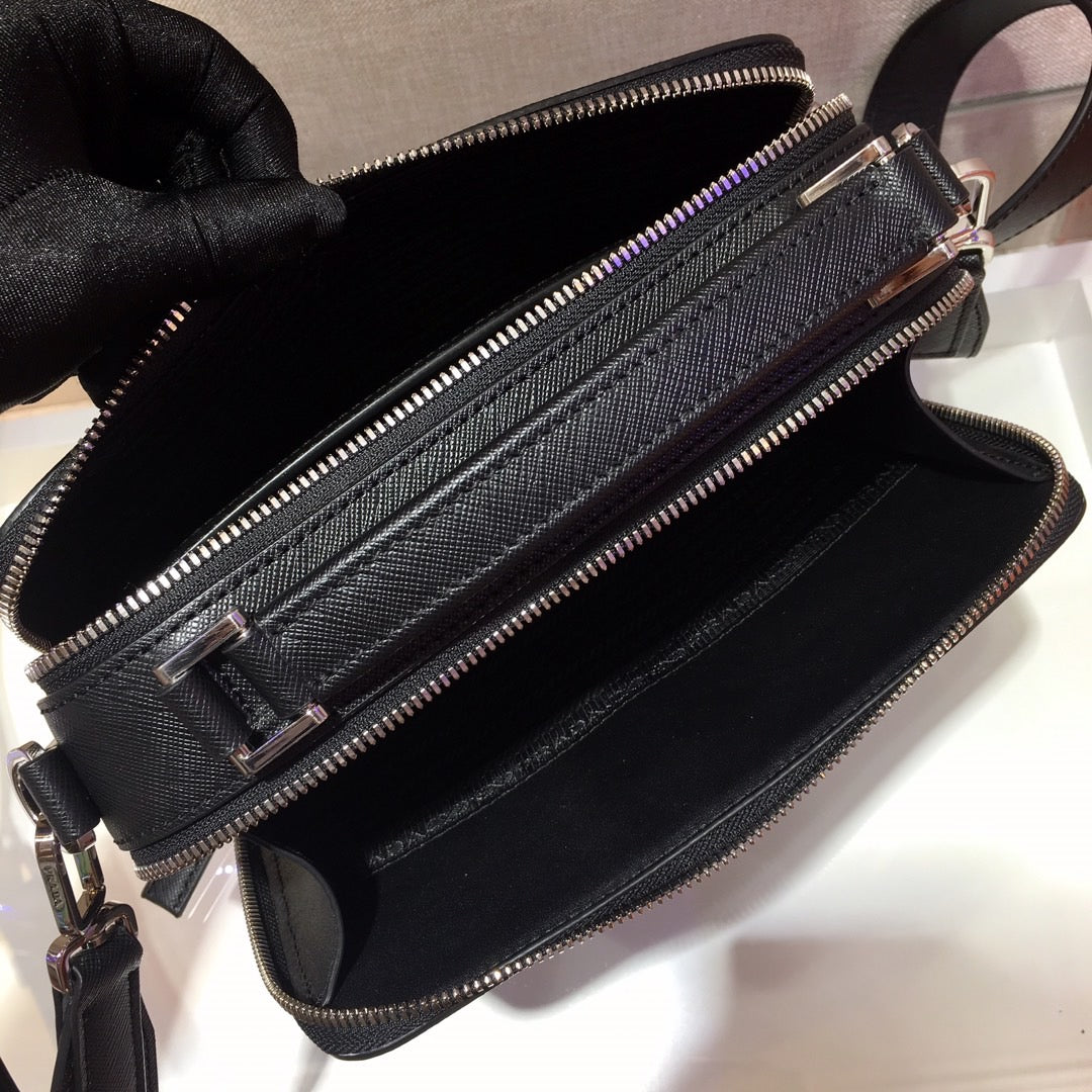 Prada Brique Saffiano Black