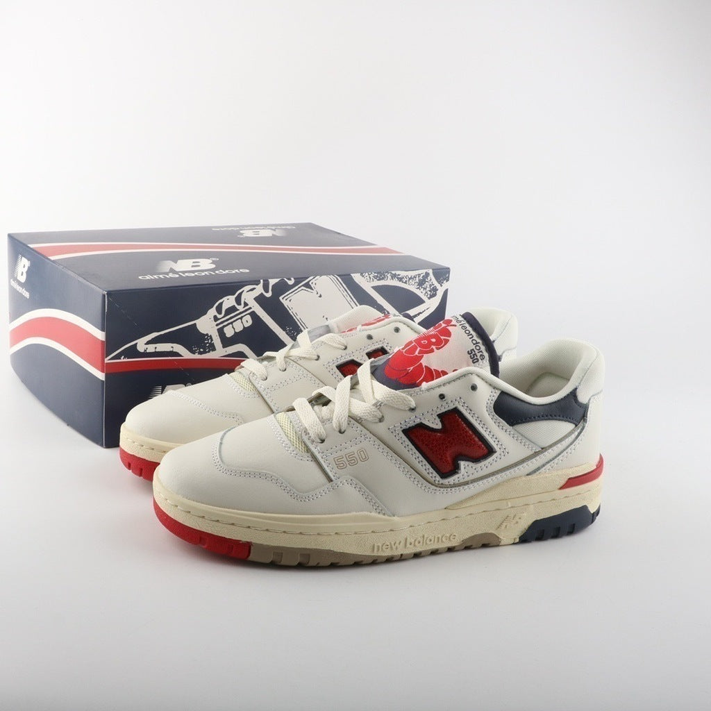 New Balance 550 Aime Leon Dore White Navy Red