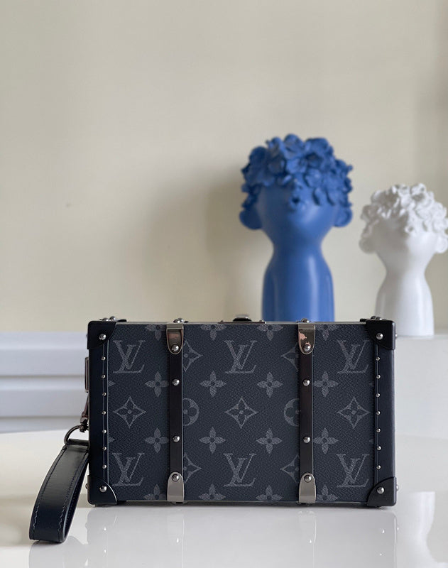 Lv Trunk Wallet Black