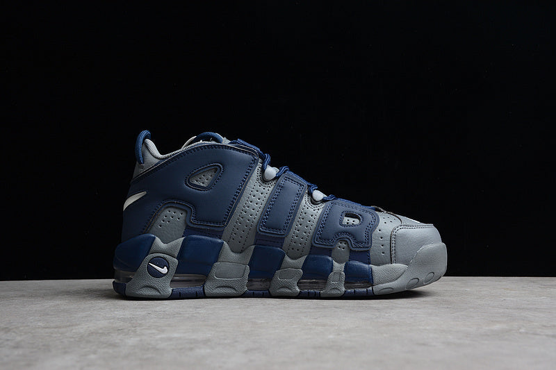 Air More Uptempo Cool Grey Midnight Navy