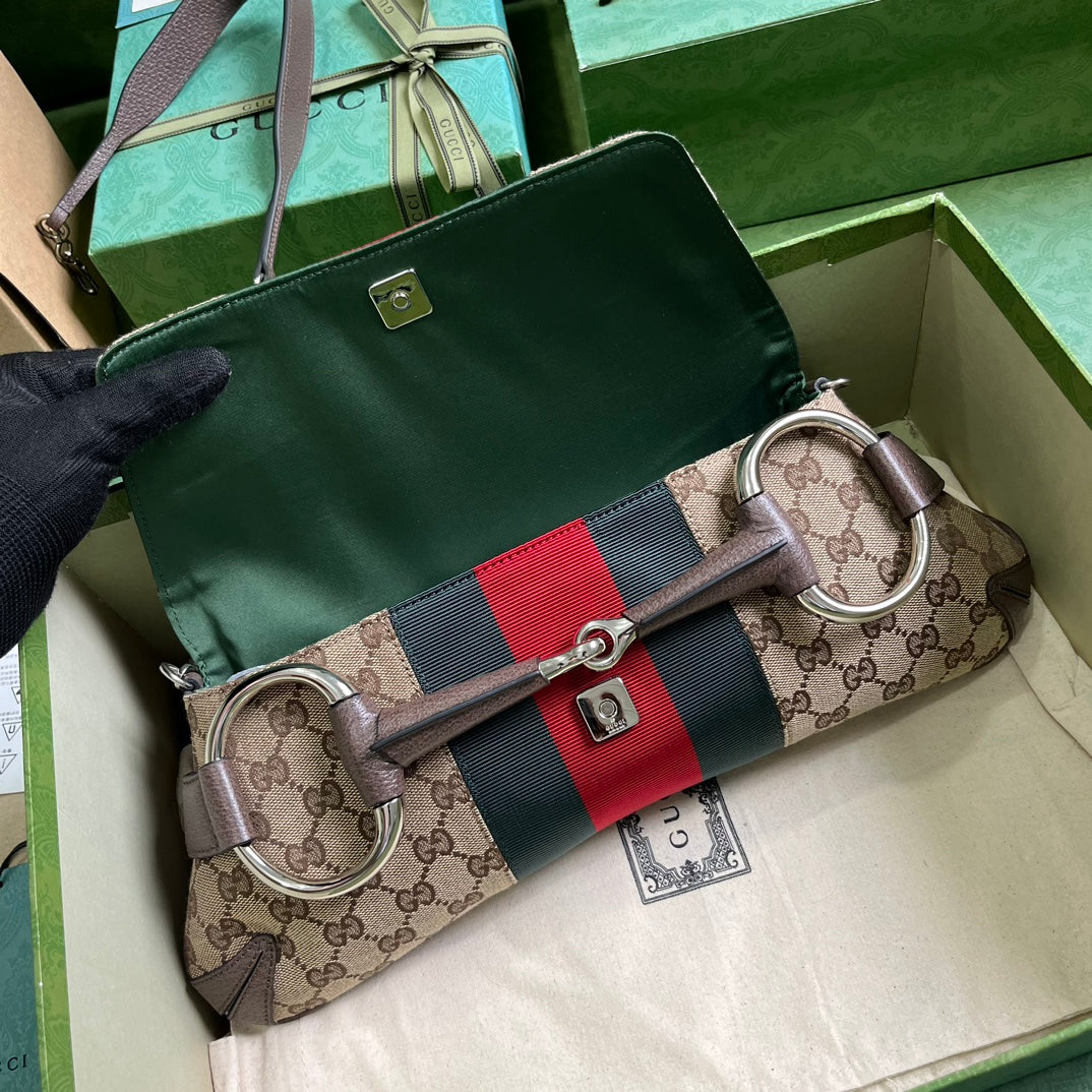 GUCCI Horsebit Chain Small Shoulder Bag