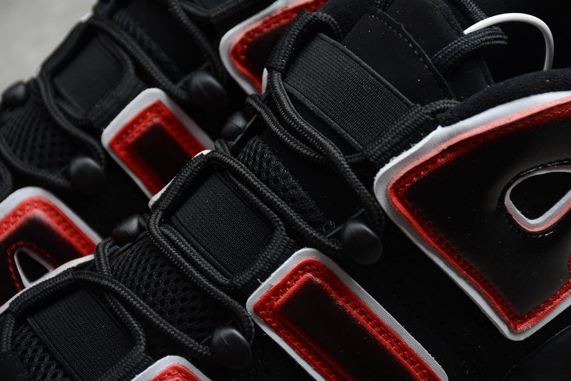 NIKE AIR MORE UPTEMPO BLACK/WHITE-LASER CRIMSON