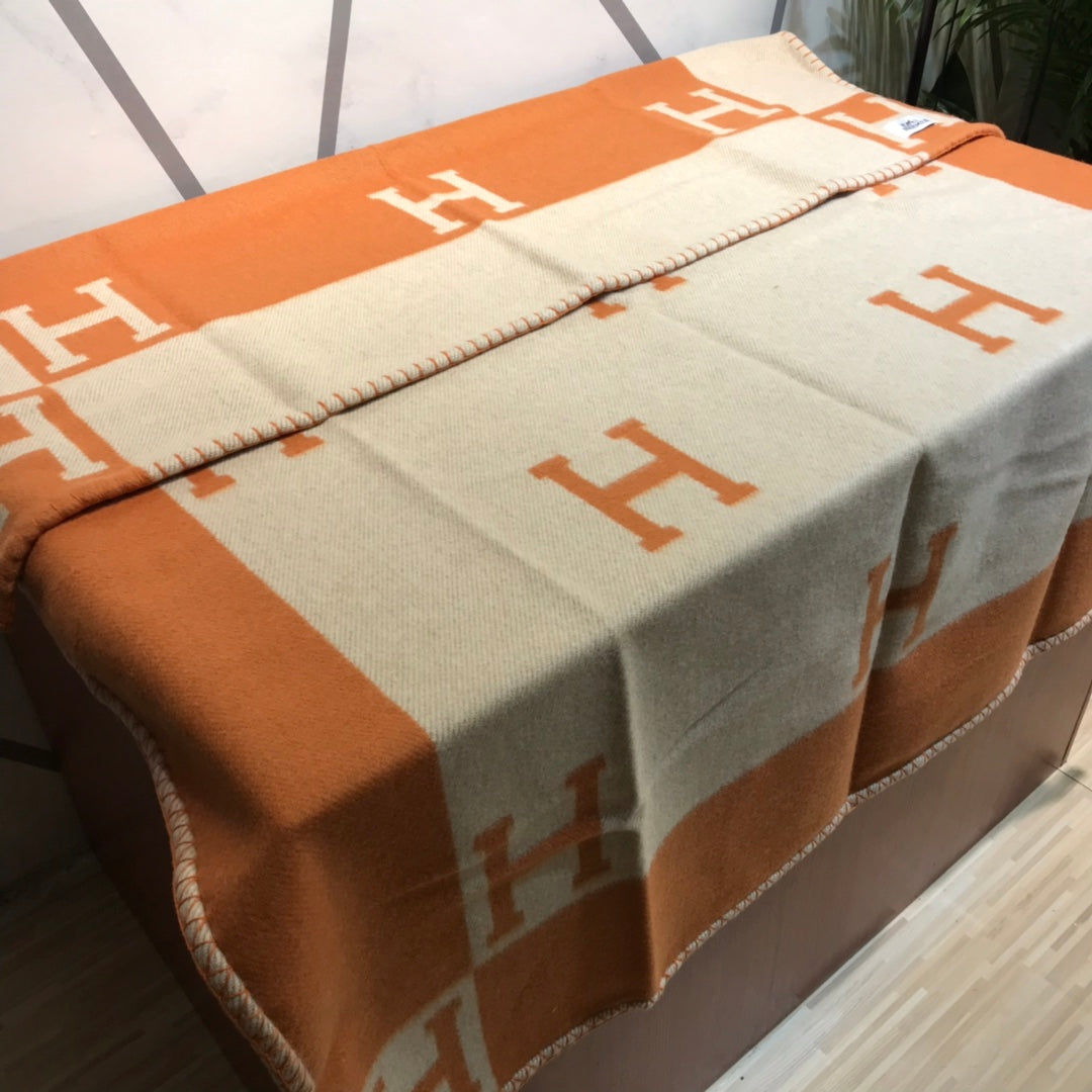 Hermes Blanket Orange