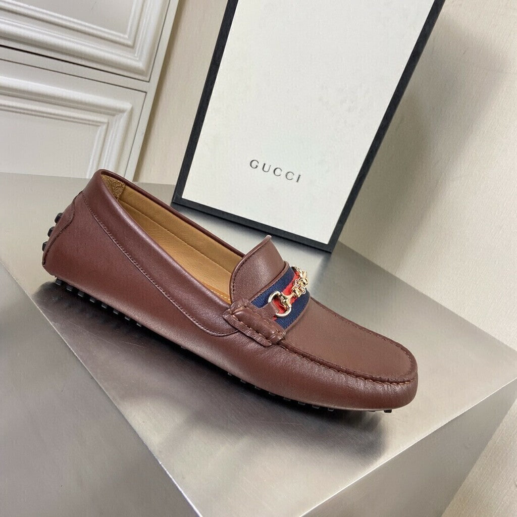 Mocassim GUCCI GG - Marrom