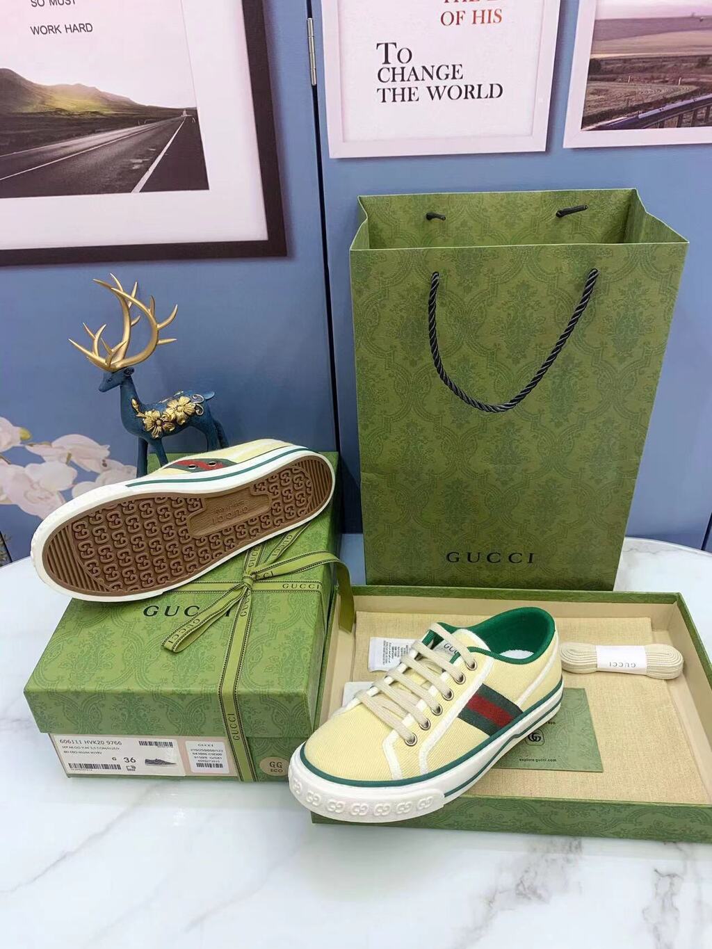 Gucci Tennis 1977 Butter Cotton