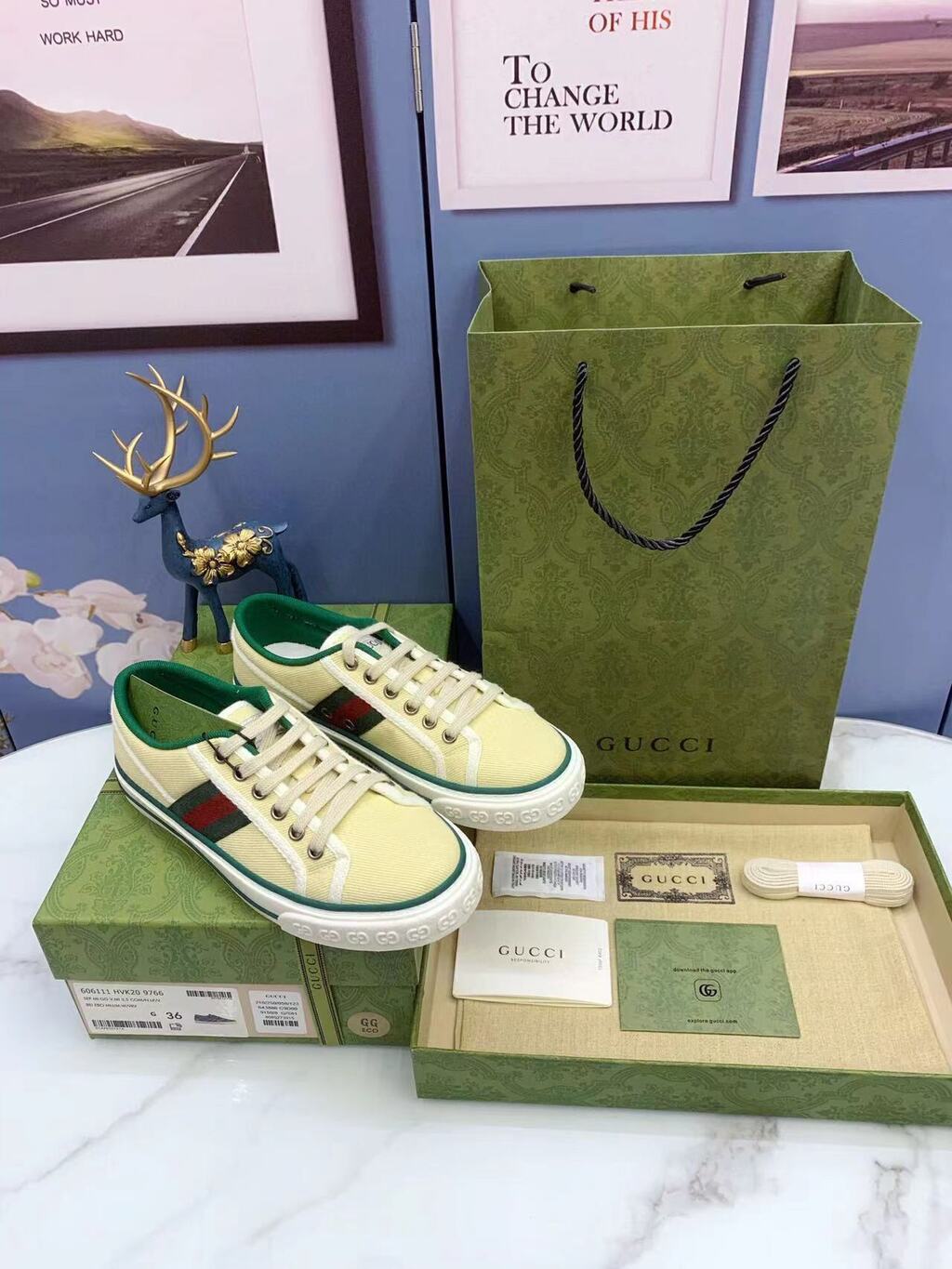 Gucci Tennis 1977 Butter Cotton