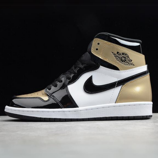 Jordan 1 Retro High NRG Patent Gold Toe 861428-007