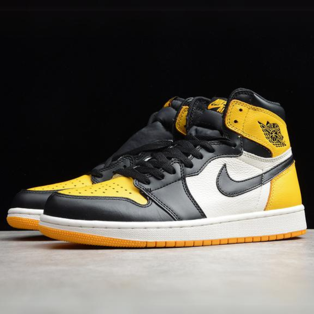 JORDAN 1 RETRO HIGH OG YELLOW TOE YELLOW AR1020-700 (Pronta entrega)