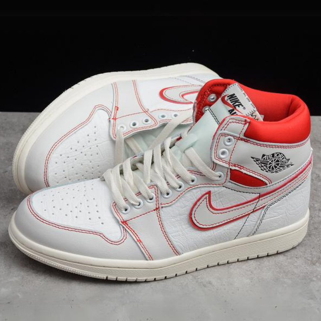 Jordan 1 Retro High Phantom Gym Red 555088-160