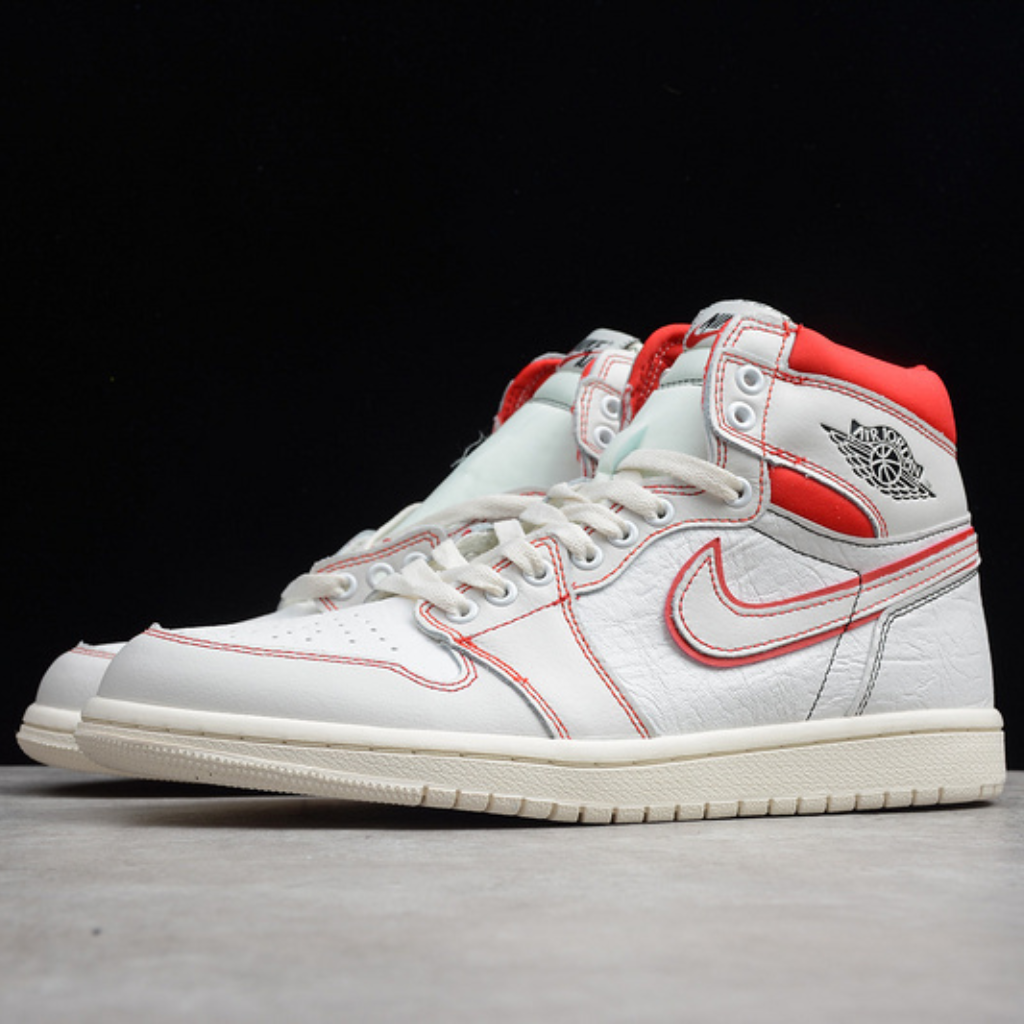 Jordan 1 Retro High Phantom Gym Red 555088-160