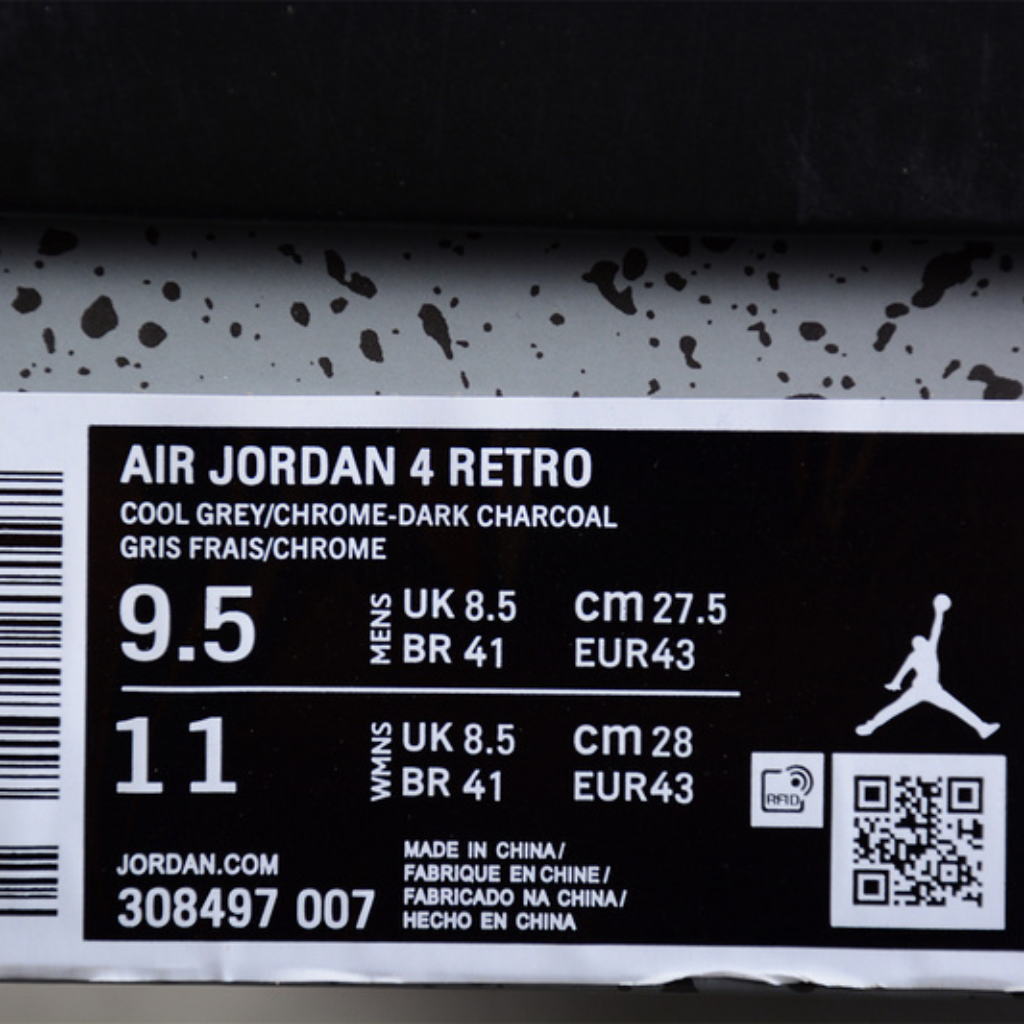 Jordan 4 Retro Cool Grey (2019) 308497-007