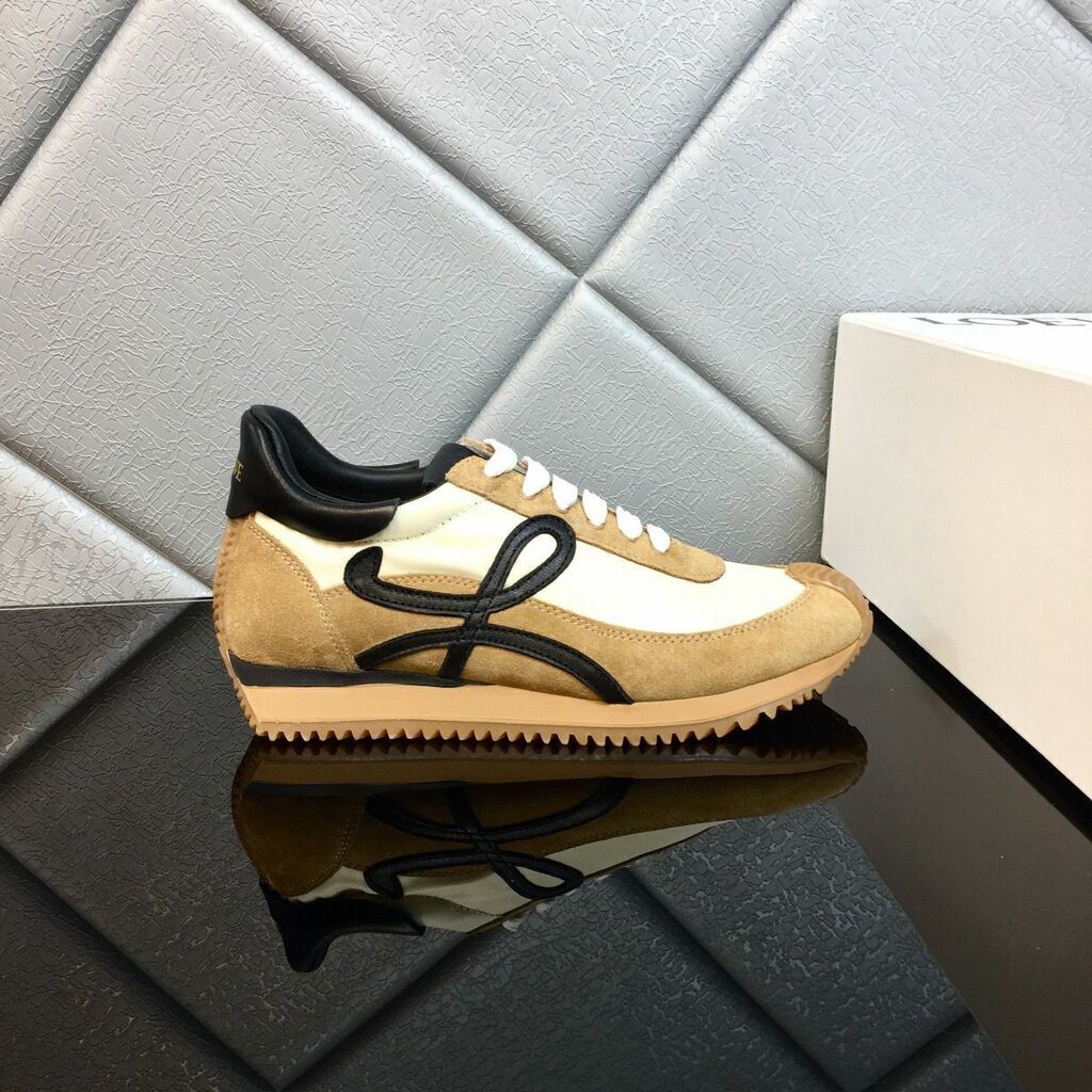 Loewe Flow Runner Sneakers - Gold Black