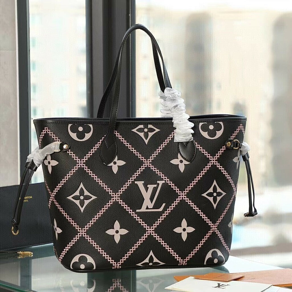 Neverfull MM Monogram Empriente Black LV M46040 31*28*14cm