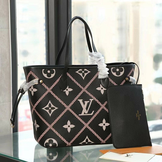 Neverfull MM Monogram Empriente Black LV M46040 31*28*14cm