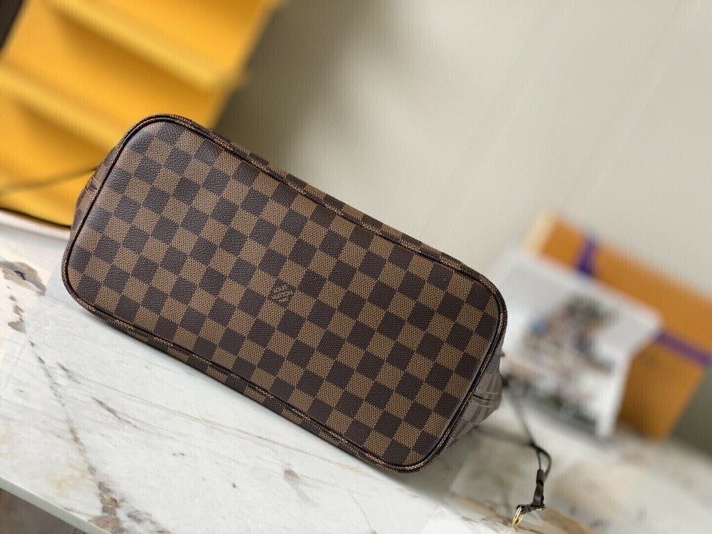 Neverfull Damier Ebene MM Cerise Lining M41358 32*29*17cm