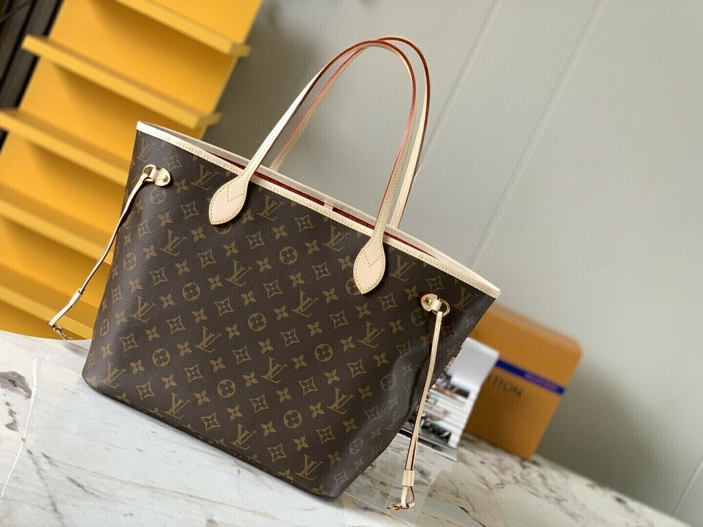 Neverfull Monogram MM Cerise Lining LV M41177 32*29*17cm