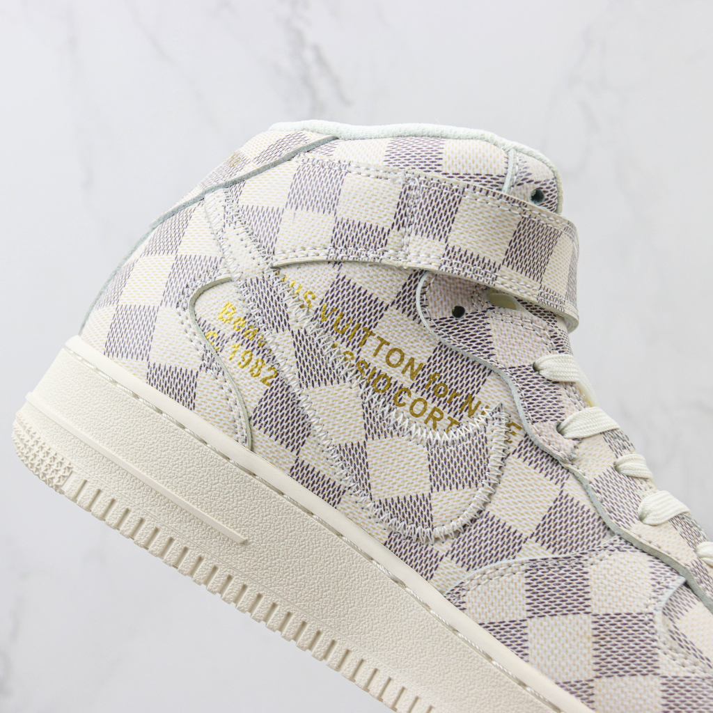 Louis Vuitton Nike Air Force 1 Mid By Virgil Abloh Graffiti