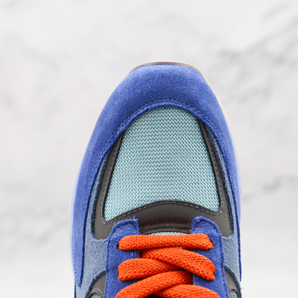 Run Away Sneakers Suede with Mesh Blue