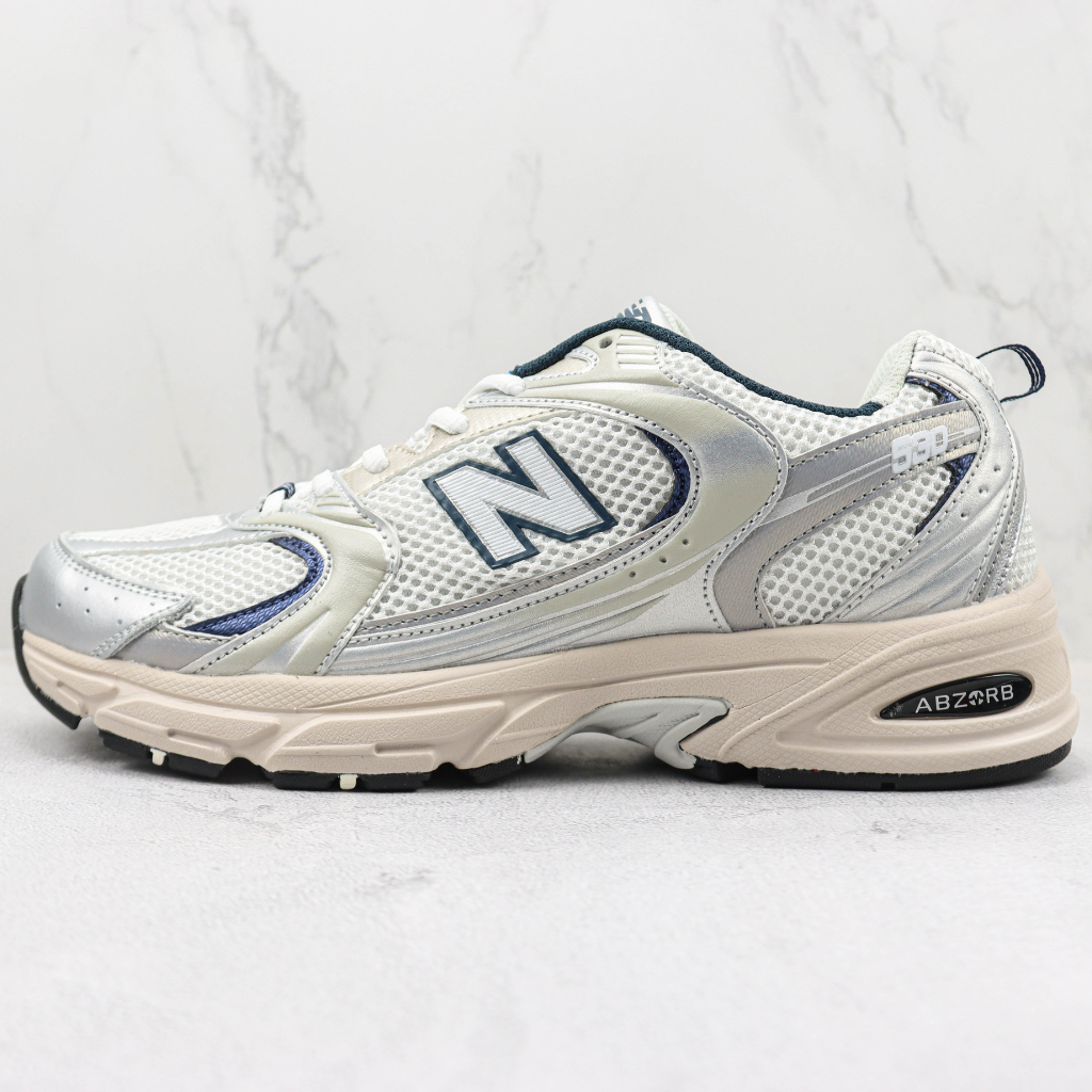 NEW BALANCE 530 WHITE SILVER NAVY WR530KA