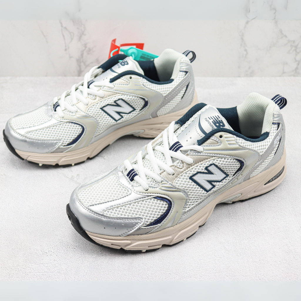 NEW BALANCE 530 WHITE SILVER NAVY WR530KA