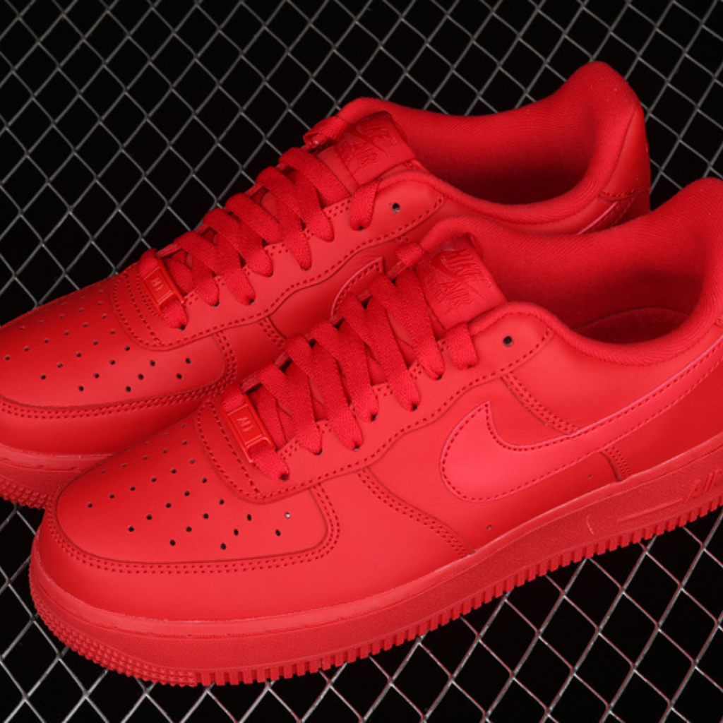 Nike Air Force 1 Low '07 LV8 1 Triple Red CW6999-600 (Pronta entrega)