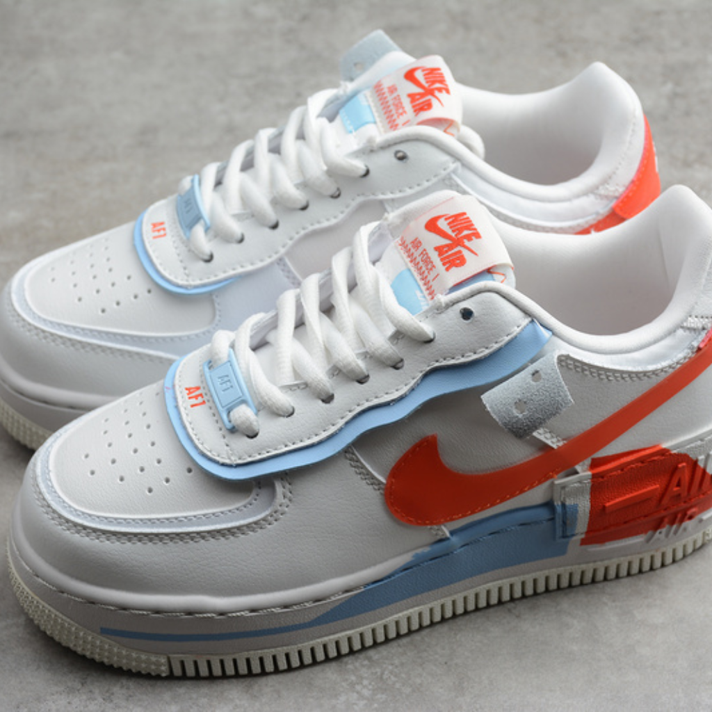 Nike Air Force 1 Low Shadow Summit White Team Orange CQ9503-100