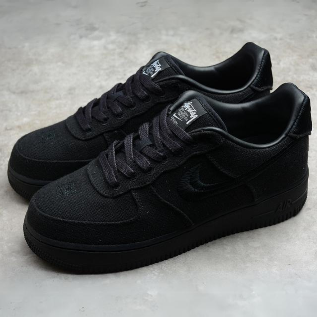 Nike Air Force 1 Low Stussy Preto CZ9084-001