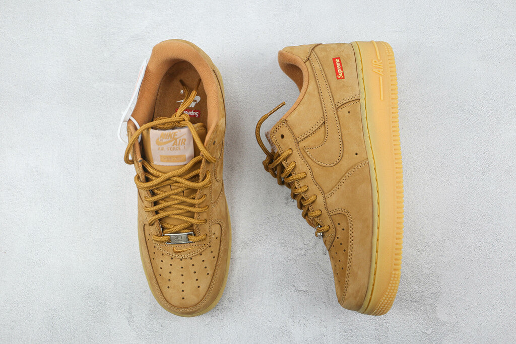 Supreme x Air Force 1 Low SP 'Wheat'