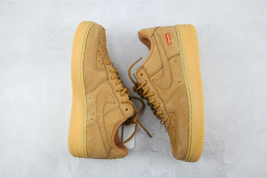 Supreme x Air Force 1 Low SP 'Wheat'