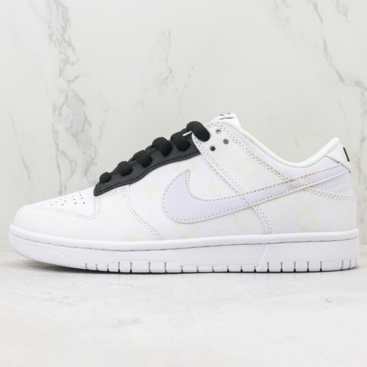 Nike Dunk Low Branco Preto