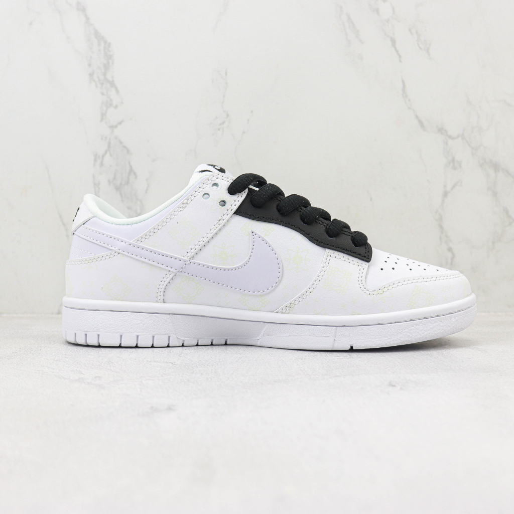 Nike Dunk Low Branco Preto