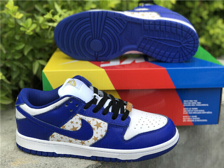 Nike SB Dunk Low Supreme Stars Hyper Royal DH3228 100