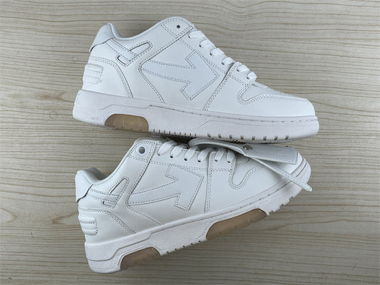 Off-White Out Of Office Calf Leather Triple White