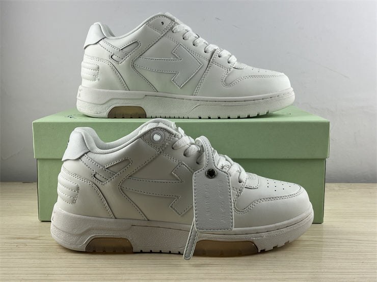 Off-White Out Of Office Calf Leather Triple White