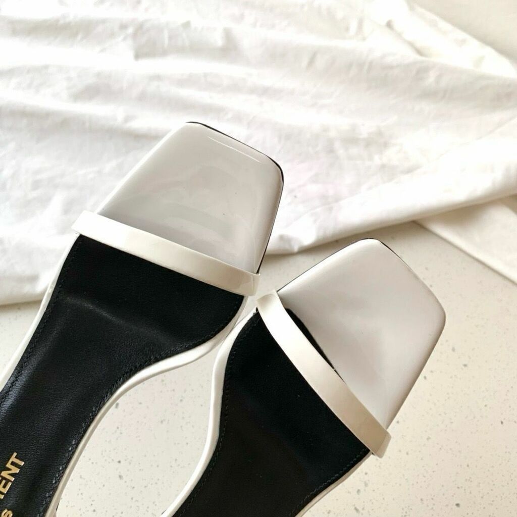 Saint Laurent Opyum Sandal White